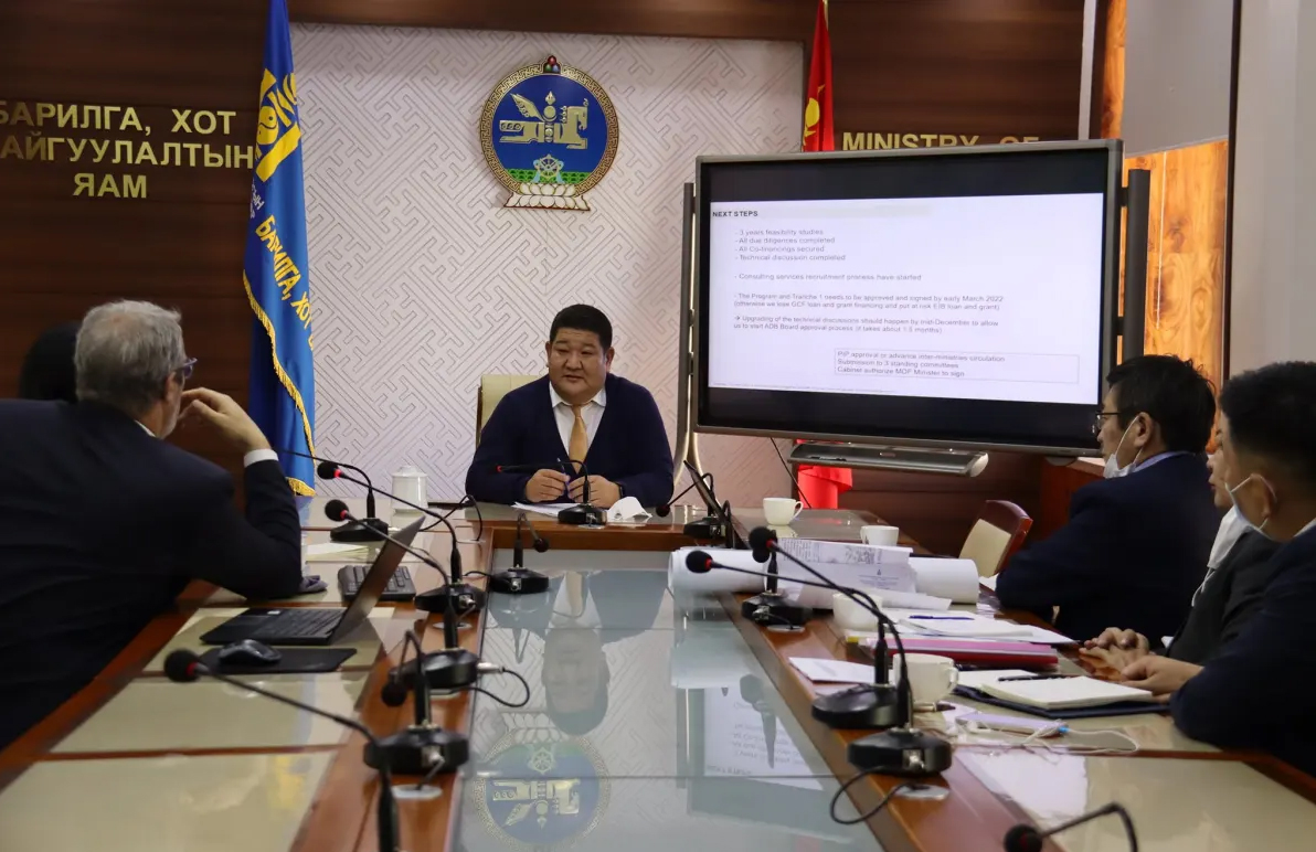 АЙМАГ, СУМЫН БҮСЧИЛСЭН НОГООН ХӨГЖЛИЙН ТӨСЛИЙГ ХЭЛЭЛЦЛЭЭ